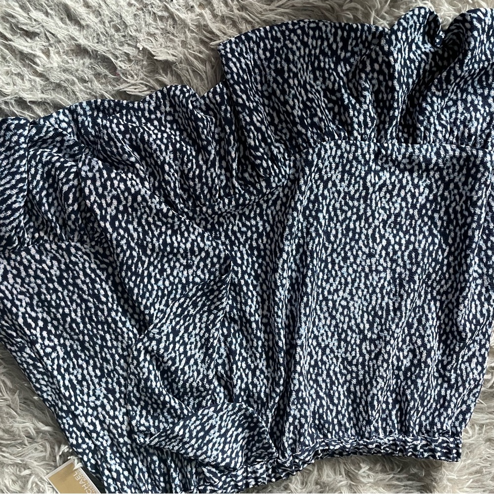 Michael Kors Black and White Patterned Skirt - Picture 6 of 6